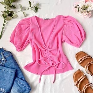 Pink Zara Crop Too Size Medium